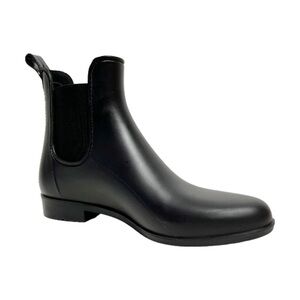 Sam Edelman Tinsley Matte Black Waterproof Ankle Rain Boots Size 9M